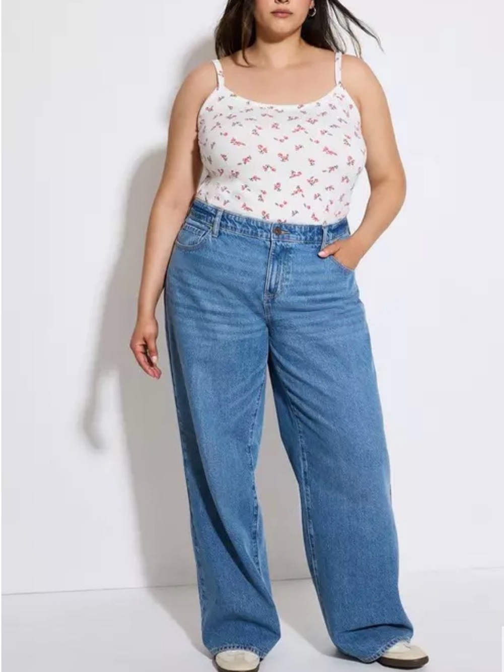 torrid Light Blue Wide Leg Jeans - Relaxed Fit